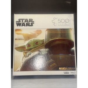 Star Wars The Mandalorian Baby Yoda Jigsaw Puzzle - 500 Piece Buffalo Games 3368